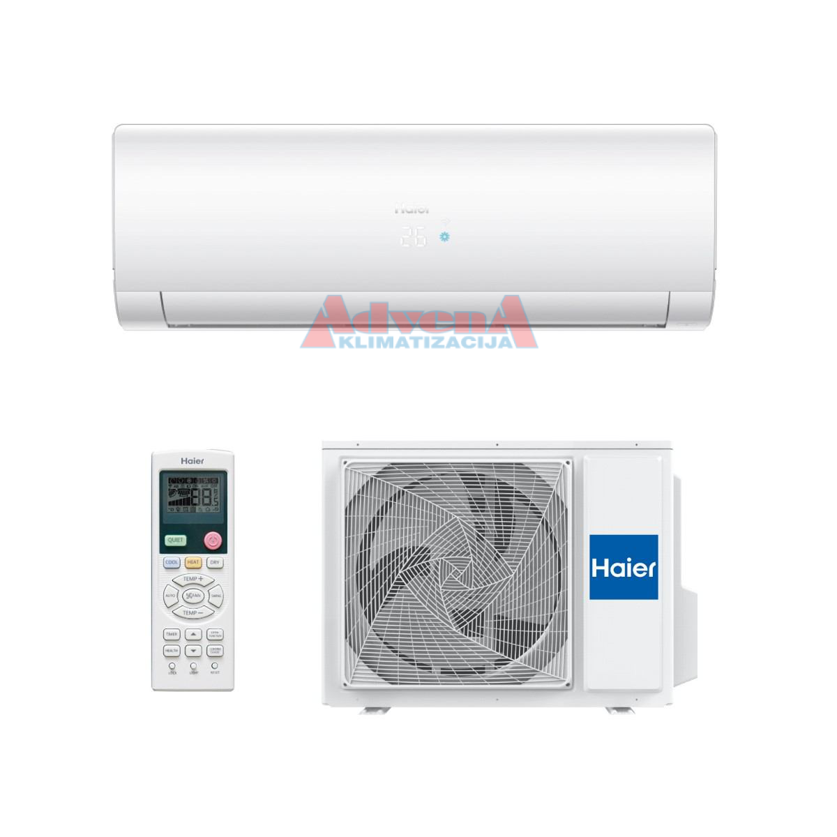 HAIER KLIMA UREĐAJ AS25S2SF2FA-3/1U25S2SM1FA